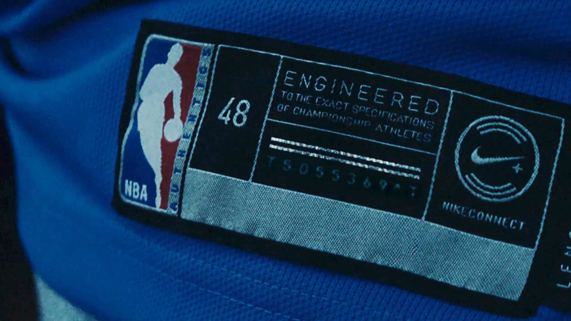 Nike embeds NFC into NBA basketball jerseys
