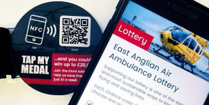 East Anglia Air Ambulance are using NFC tags to speed up donations for their charity.